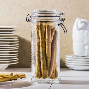 Kilner 1 Litre Glass Signature Clip Top Storage Jar