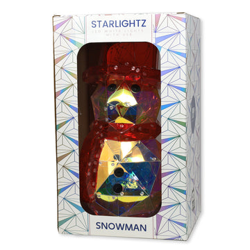 Christmas Snowman Holographic Color Changing Interactive LED Lamp