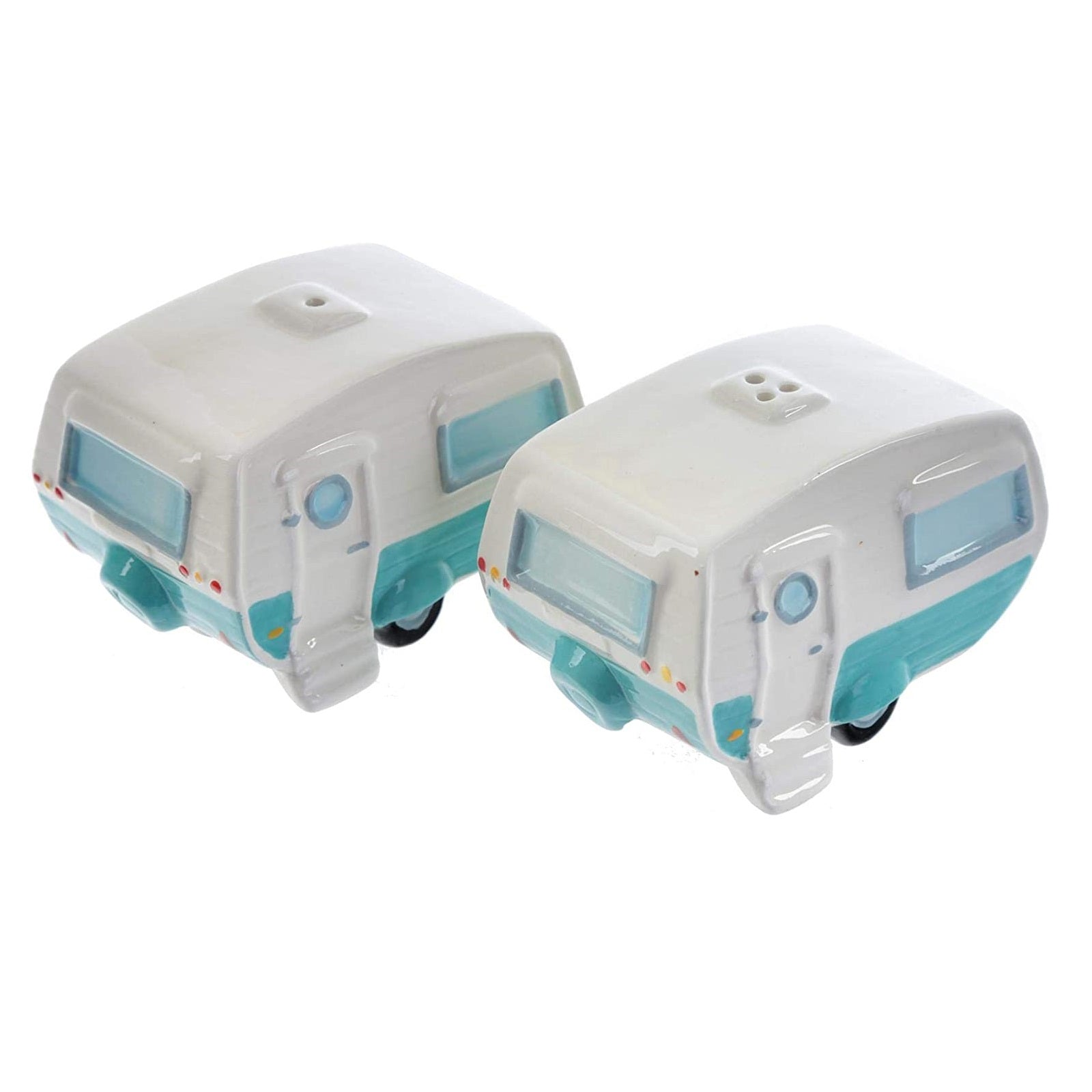 Ceramic Caravan Shaped Salt and Pepper Shaker