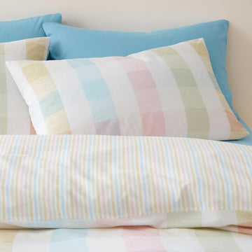 Catherine Lansfield Tartan Check Striped Duvet Cover Set, Double