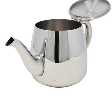 Steelex 48oz Mirror Polished Silver Stainless Steel Stovetop Kettle
