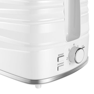 Swan 900W Symphony White 2 Slice Toaster
