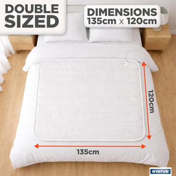 60W STATUS Double Size Electric Heated Under Blanket