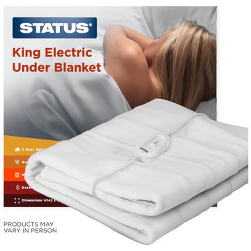 90W STATUS King Size Electric Heated Under Blanket
