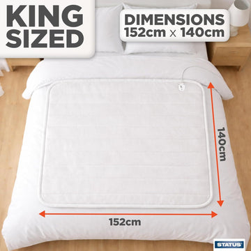 90W STATUS King Size Electric Heated Under Blanket