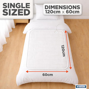 40W STATUS Single Size Electric Heated Under Blanket