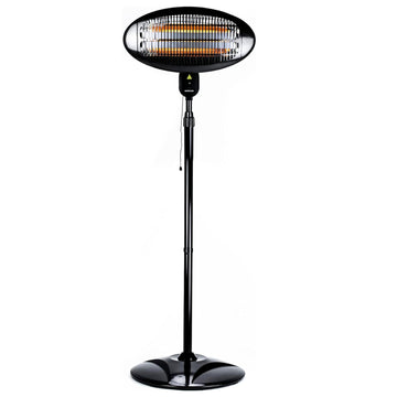 STATUS 2000W Black Stainless Steel Outdoor Electric Patio Heater