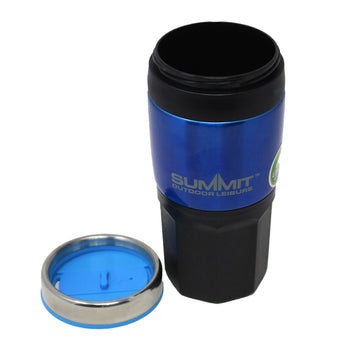 Summit Blue 400ml Insulated Mug