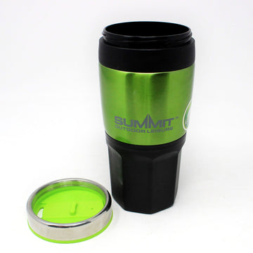 Summit Green 400ml Insulated Mug