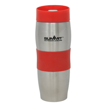 Summit 380ml Red Double Walled Travel Mug