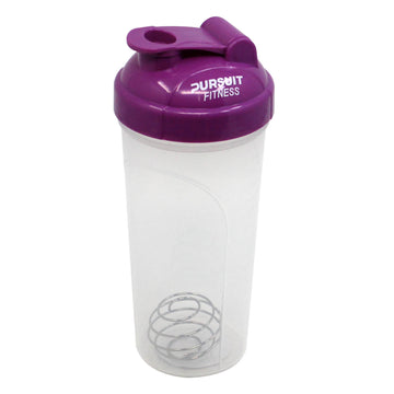 Pursuit Fitness 700ml Purple Protein Shaker Bottle