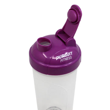 Pursuit Fitness 700ml Purple Protein Shaker Bottle