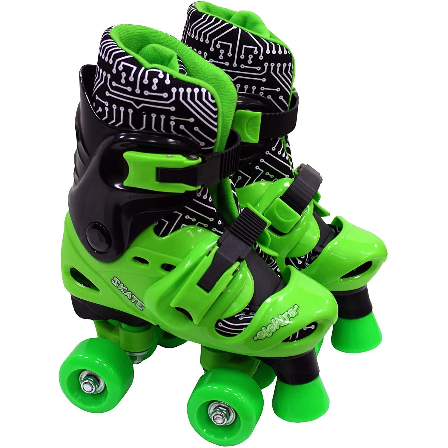 Elektra Strap and Buckle Quad Boot Roller Kids Skates