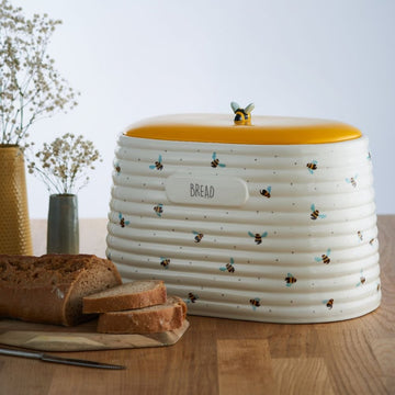 Price And Kensington Sweet Bee Ceramic Bread Bin Breadcrock