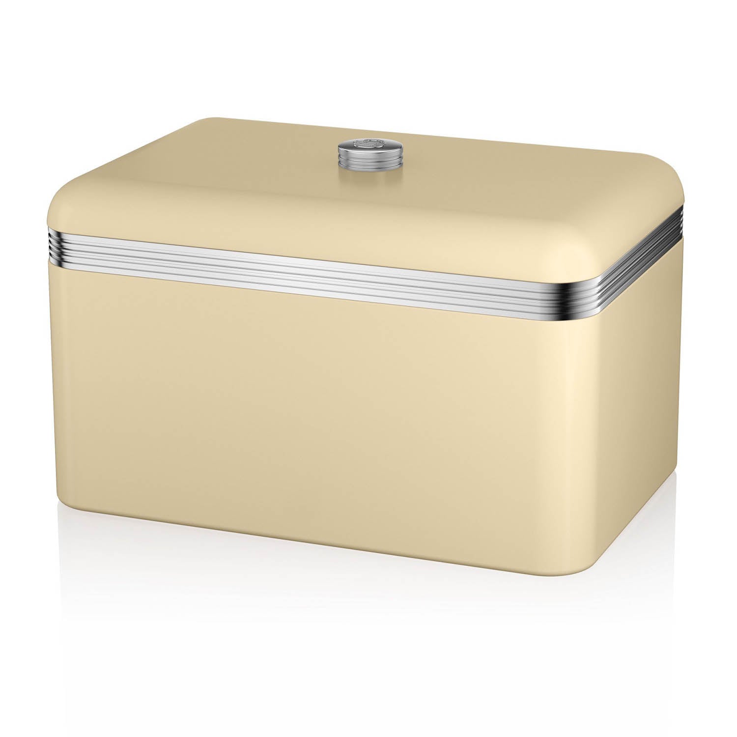 Swan Retro Cream Bread Bin Fresh Baked Storage Container