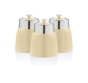 3Pcs Swan Retro Cream Canisters