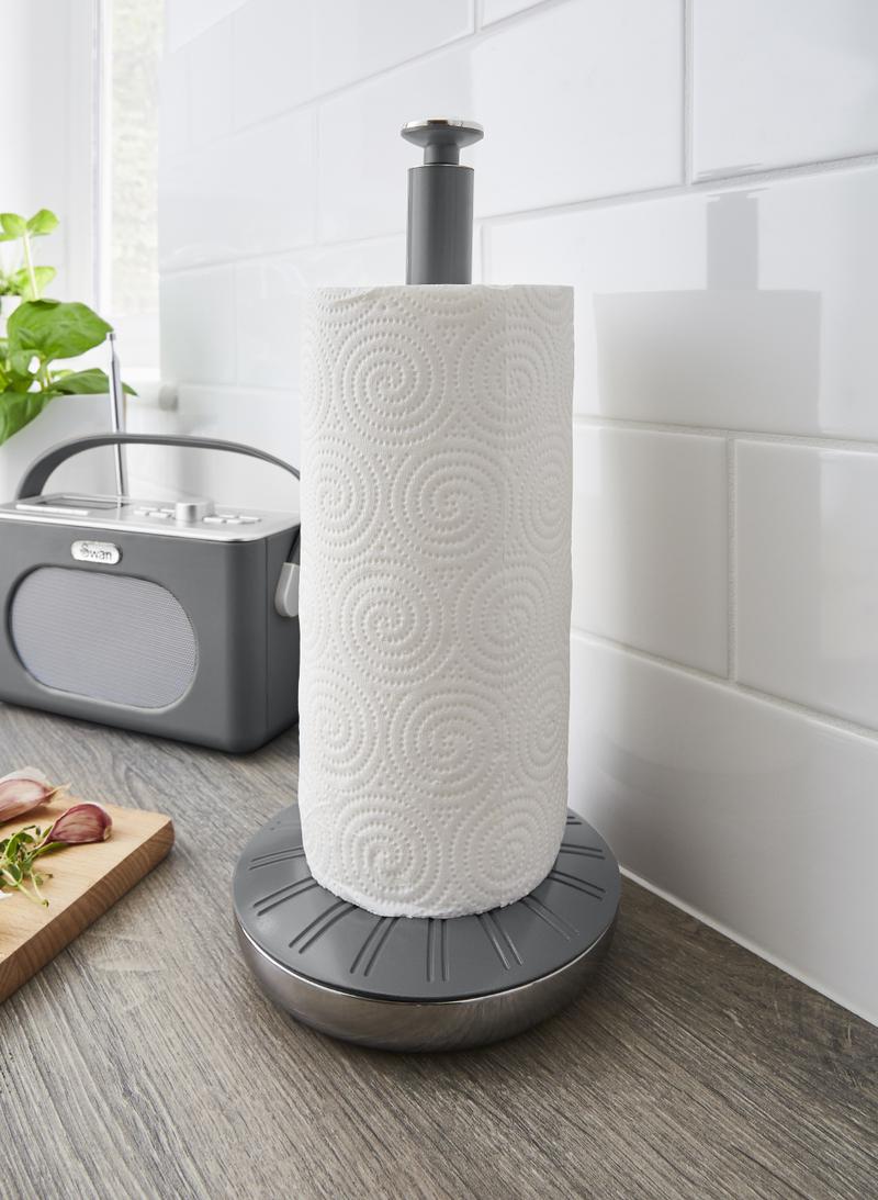 Swan nordic kitchen roll best sale holder grey