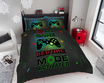 Children Gamer Gaming Duvet Quilt Cover Boys Kids Game Bedding Set Luxury Single