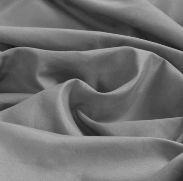 2Pcs Silver Grey Plain Dyed Pillowcases