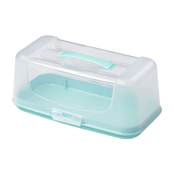 2Pcs Plastic Rectangular Cake Carrier