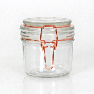 Tala 200ml Glass Copper Clip Top Storage Jars