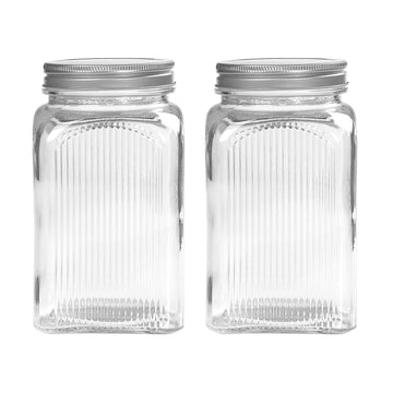 2Pcs Tala 1250ml Food Glass Storage Container