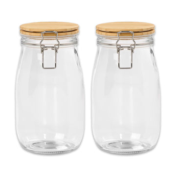 2Pcs Tala 1.2L Glass Food Storage Jar