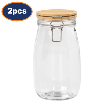 2Pcs Tala 1.2L Glass Food Storage Jar