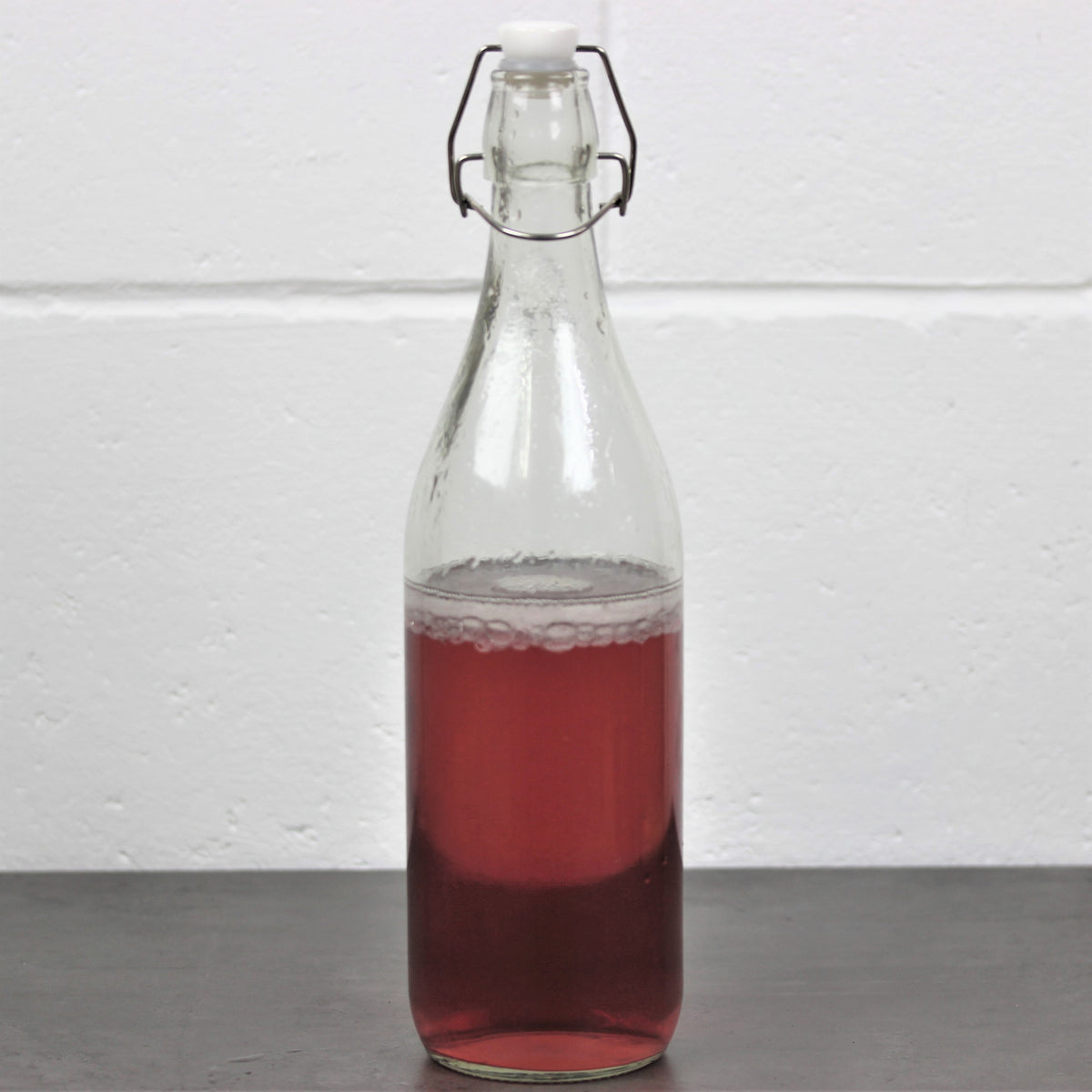 530ml Transparent Glass Storage Bottle with Airtight Lid