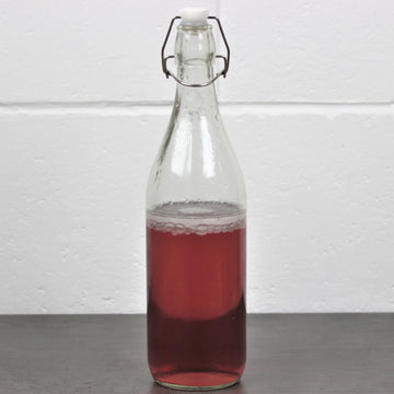 530ml Transparent Glass Storage Bottle with Airtight Lid