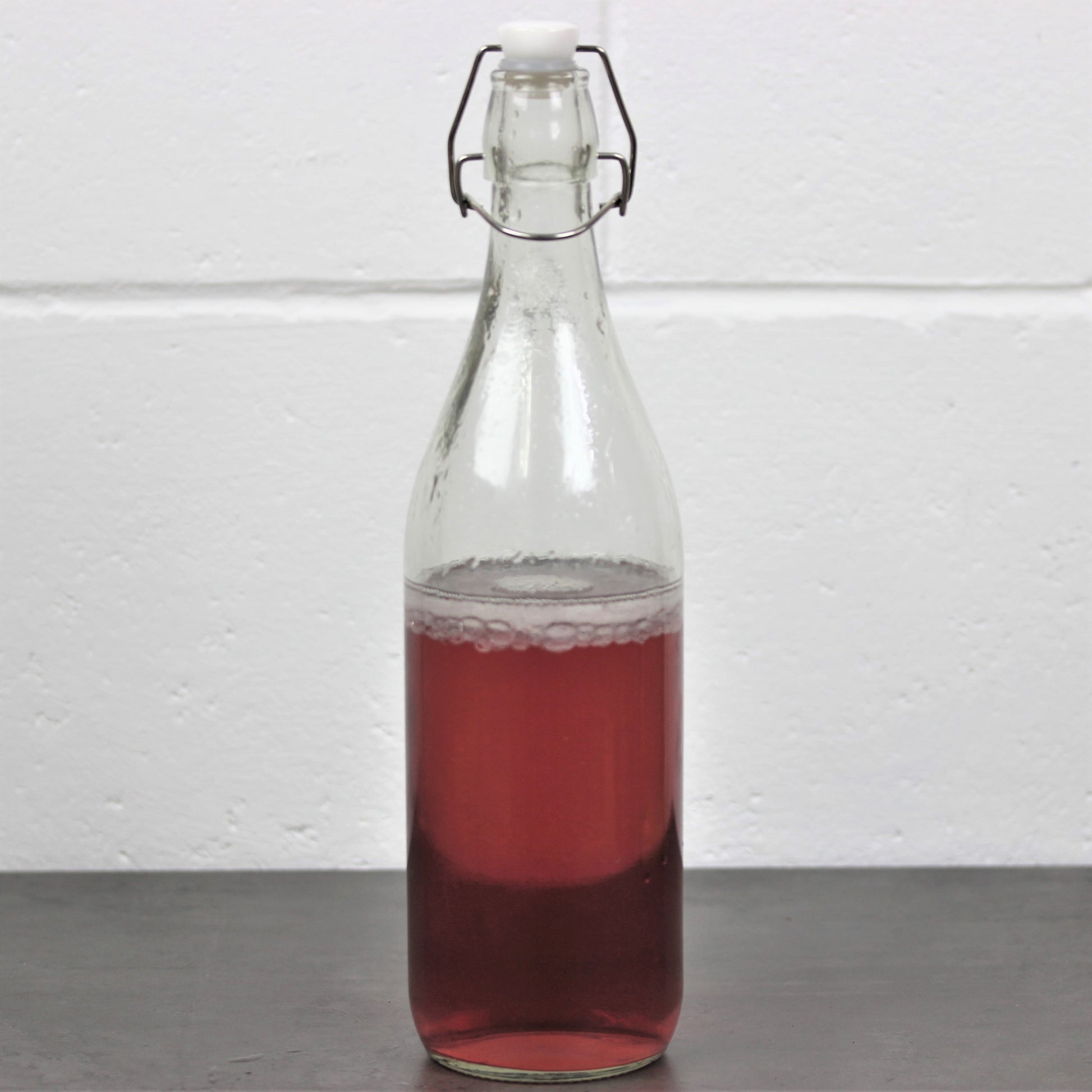 530ml Transparent Glass Storage Bottle with Airtight Lid