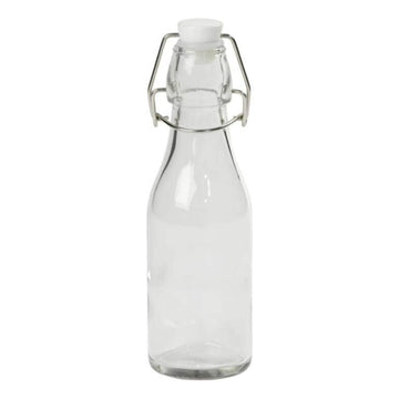 270ml Transparent Glass Storage Bottle with Airtight Lid