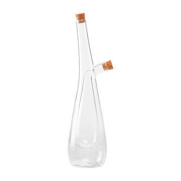 275ml & 125ml Oil & Vinegar Cruet Dual Storage Bottle