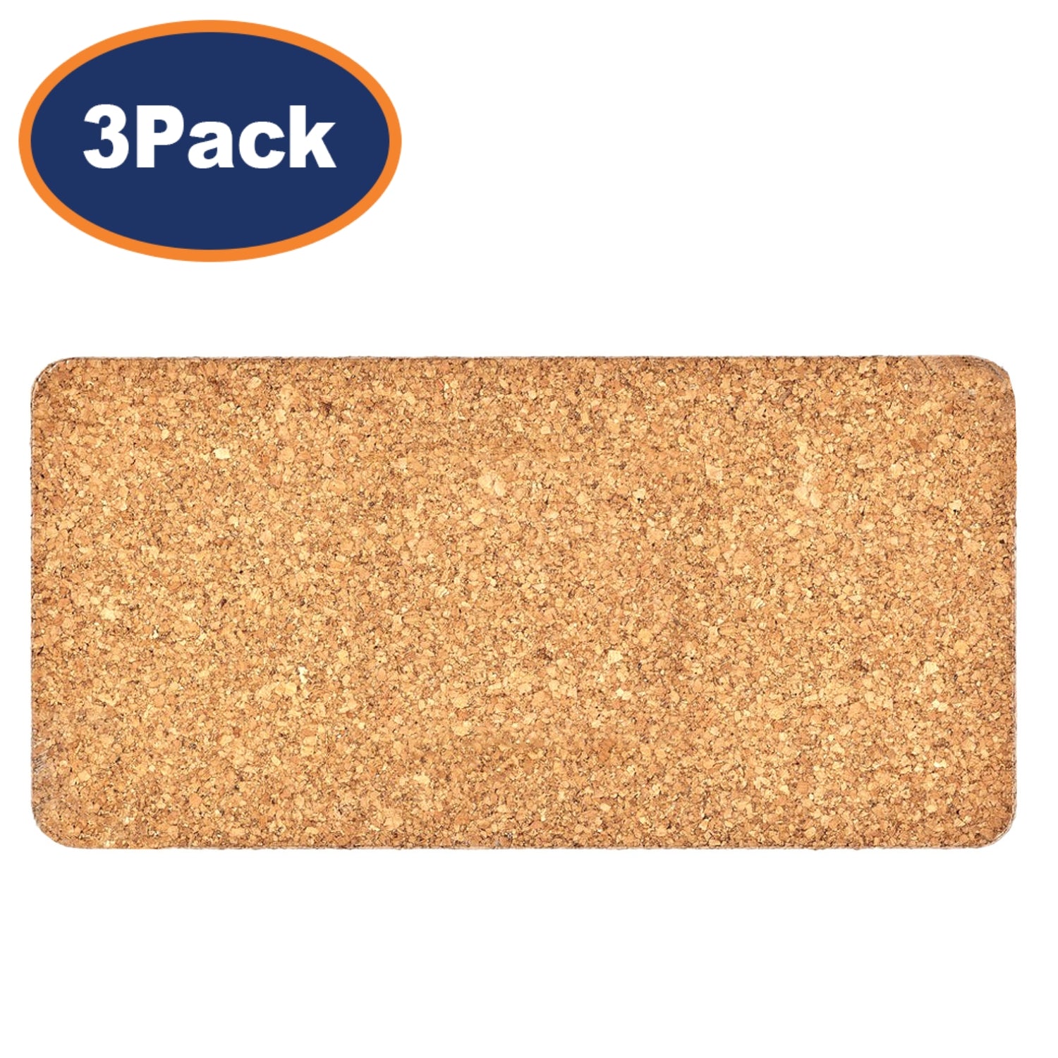 6Pcs 40cm Tala Rectangle Trivet Cork Hot Pot Stands