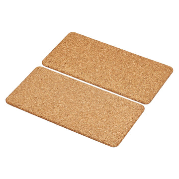2Pcs 40cm Tala Rectangle Trivet Cork Hot Pot Stands