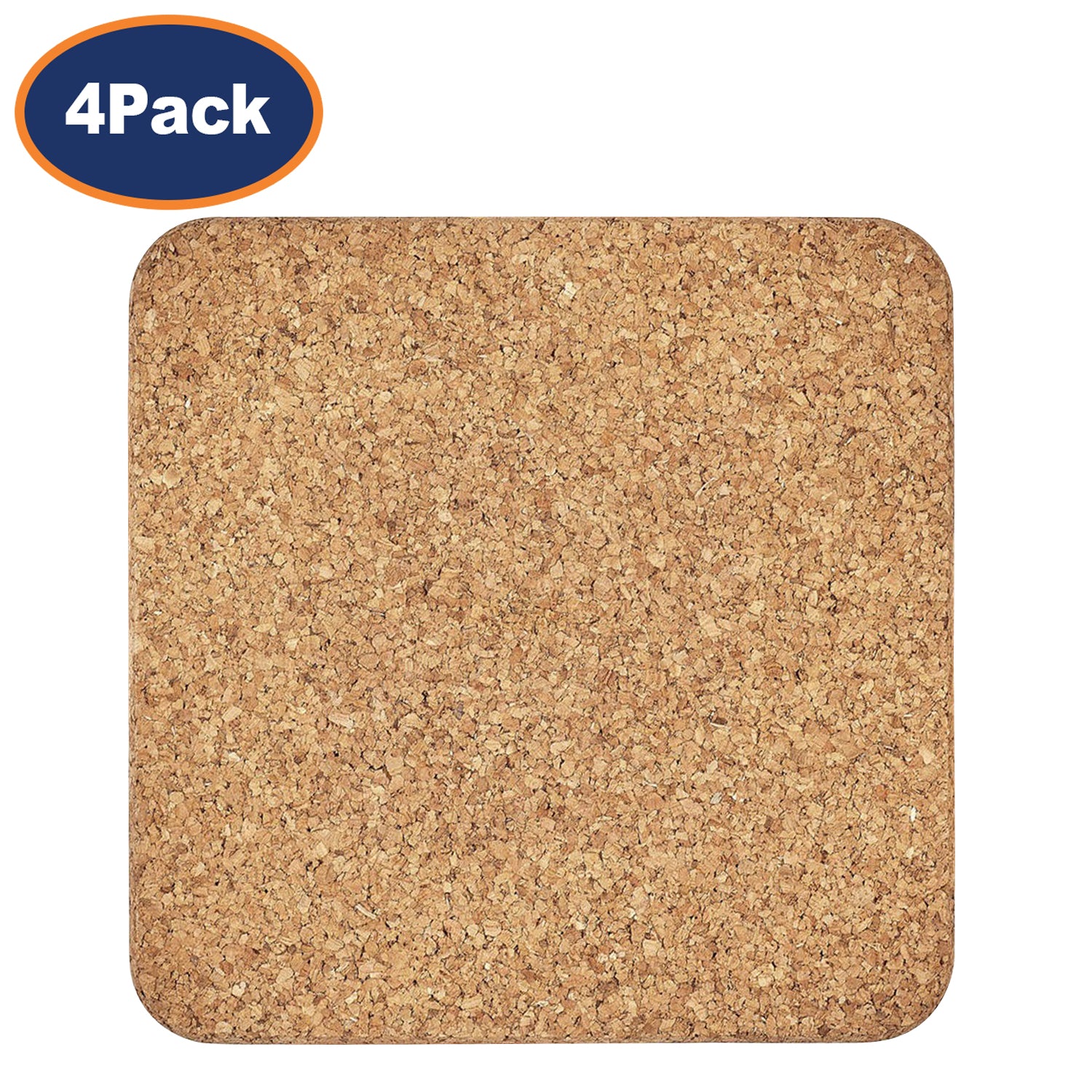 8Pcs 19.5cm  Tala Square Trivet Cork Hot Pot Stands