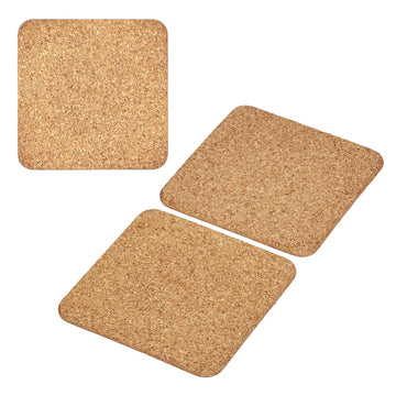 4Pcs 19.5cm  Tala Square Trivet Cork Hot Pot Stands