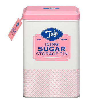 1000ml Retro Plain Pink Tin Sugar Storage