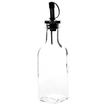 2Pcs 200ml Chef Aid Oil Vinegar Clear Glass Bottle