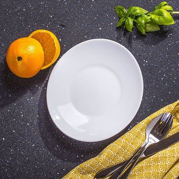 Prometeo 22cm White Oval Dessert Side Plate Food Serving Plate