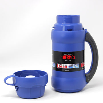 Thermos Premier Double Wall Flask 500ml Blue