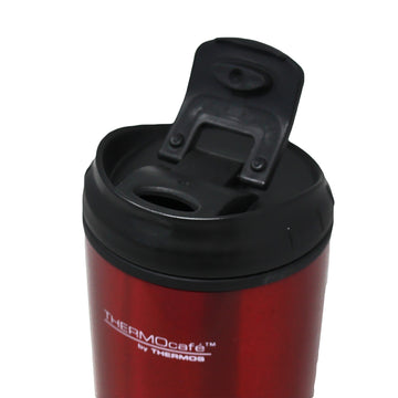 435ml Thermos ThermoCafe Glossy Red Vacuum Flask