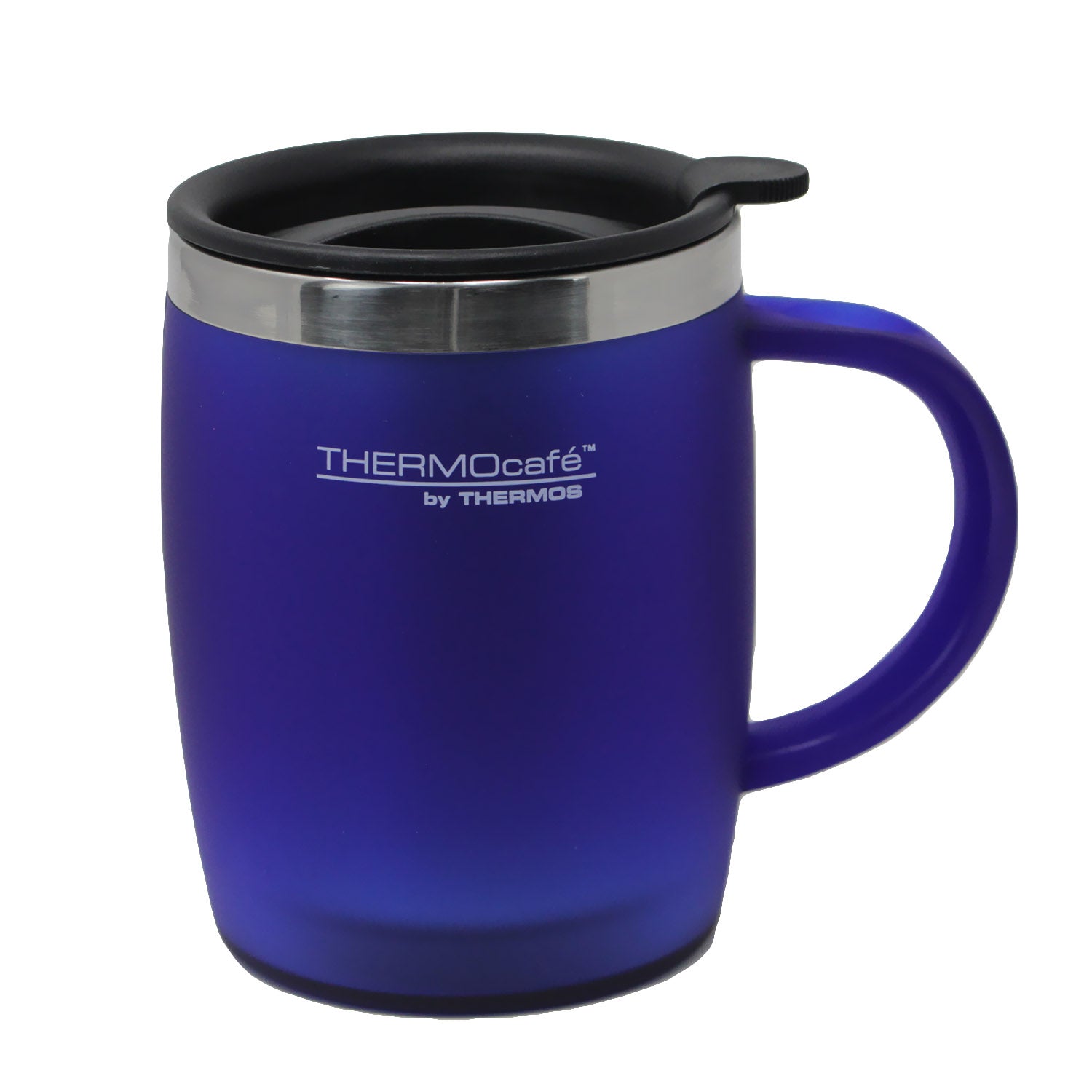 Thermos Thermocafe Soft Touch 450ml Blue Insulated Mug