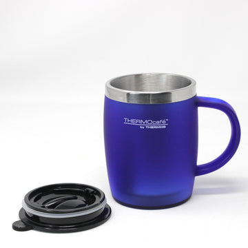 Thermos Thermocafe Soft Touch 450ml Blue Insulated Mug