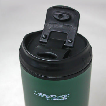 435ml Thermos ThermoCafe Matte Green Vacuum Flask
