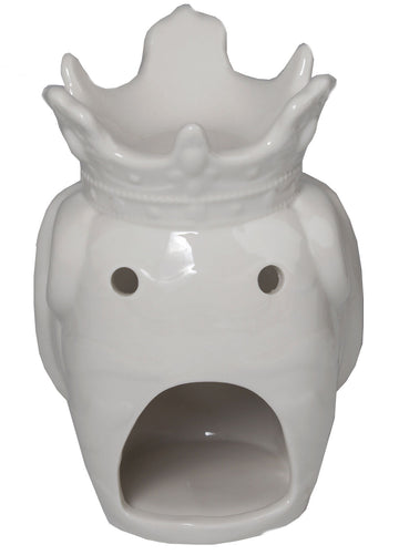Crowned Tiger Oil Burner White