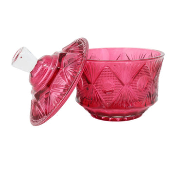 Pink Boheme Glass Jewellery Box