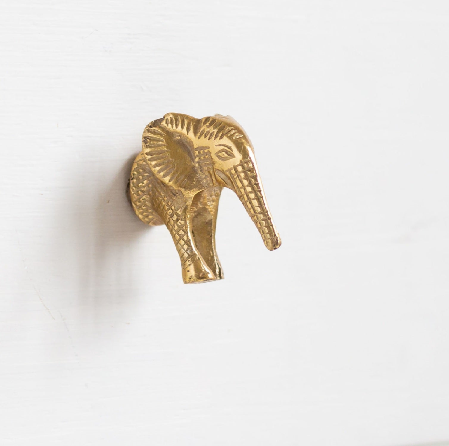 2pcs Gold  Elephant Door Knobs