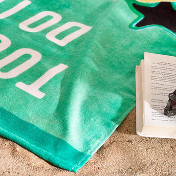 Toucan Do It Beach Towel Cotton - Green