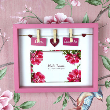 6x4 Pink Wooden Picture Frame